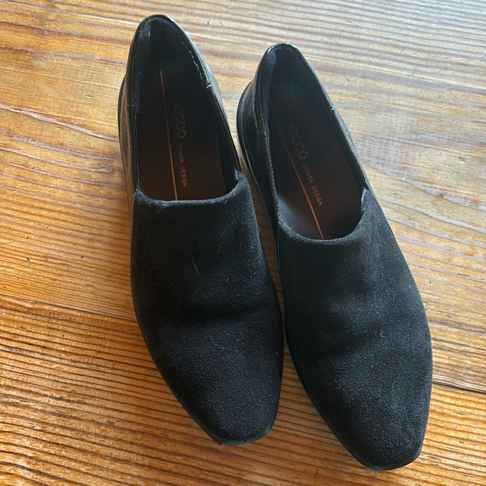 Ecco Black Shoes 37 never worn